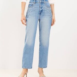 LOFT Light Blue Straight Leg Jeans